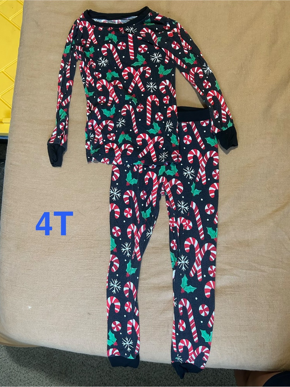 Little Sleepies Candy Cane 2 piece 4T